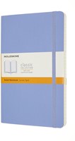 Notitieboek Moleskine large 130x210mm lijn soft cover hydrangea blue
