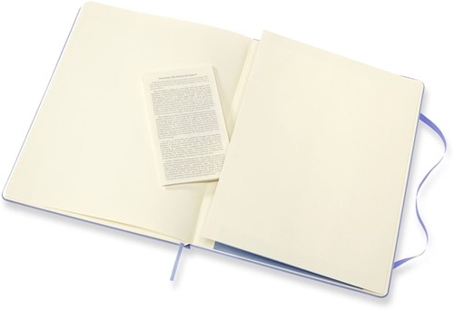 Notitieboek Moleskine XL 190x250mm lijn hard cover hydrangea blue-1