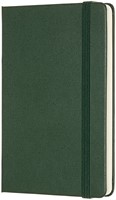 Notitieboek Moleskine pocket 90x140mm blanco hard cover myrtle green-2