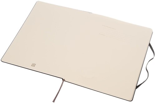 Notitieboek Moleskine XL 190x250mm blanco hard cover zwart-2
