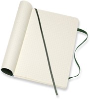 Notitieboek Moleskine large 130x210mm dots soft cover myrtle green-3
