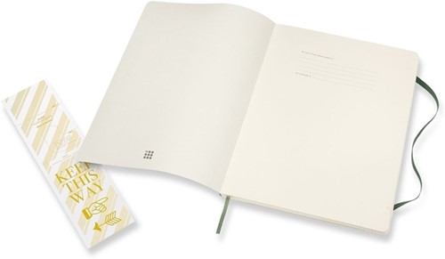 Notitieboek Moleskine XL 190x250mm blanco soft cover myrtle green-2