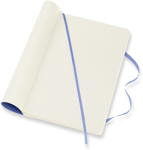 Notitieboek Moleskine large 130x210mm blanco soft cover hydrangea blue-3