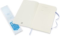 Notitieboek Moleskine large 130x210mm blanco soft cover hydrangea blue-2