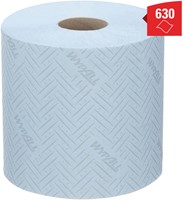 Poetspapier WypAll L10 1-laags 630 vel blauw 7494-3