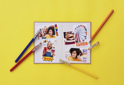 Gelschrijver Pentel K110 Mattehop Fun Sweet M assorti blister à 7st-2