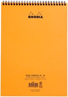 Spiraalblok Rhodia A4 lijn 160 pagina's 80gr oranje-3