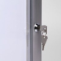 Vitrinebord Quantore luxe 2x A4 zilver-3