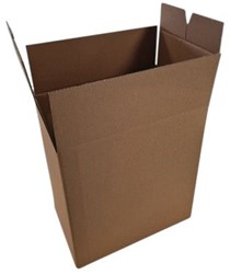 Flesverpakking IEZZY 6 vakken bruin 10 stuks