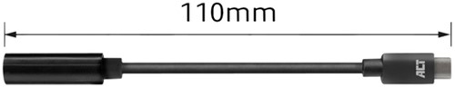 Adapter ACT USB-C naar 3.5mm audio jack 0.1 meter-2