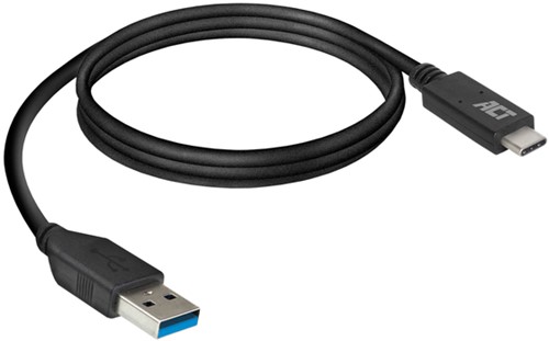 Kabel ACT USB A 3.2 naar USB-C 1 meter-2