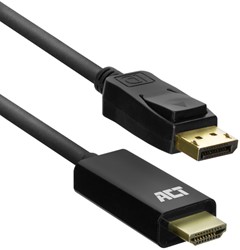 Kabel ACT DisplayPort naar HDMI 1,8 meter