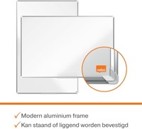 Whiteboard Nobo Premium Plus 100x150cm staal-16