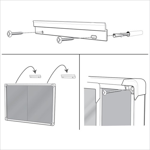 Binnenvitrine Nobo Premium Plus 8xA4 schuifdeur magnetisch-5