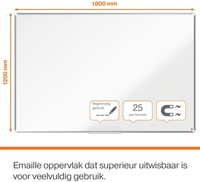 Whiteboard Nobo Premium Plus 120x180cm emaille-16