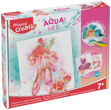 Hobbyset Maped Creativ Aqua'Art ballet 14-delig assorti