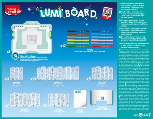 Tekenbord Maped Creativ Lumi'Board met lichtprojectie-1
