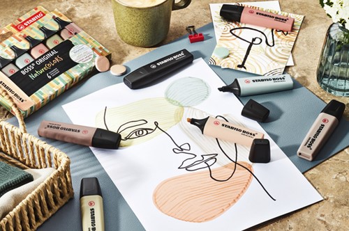 Markeerstift STABILO Boss 70/137 nature colors moddergroen-3