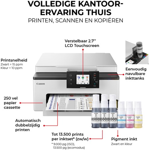 Multifunctional inktjet printer Canon MAXIFY GX1050-7