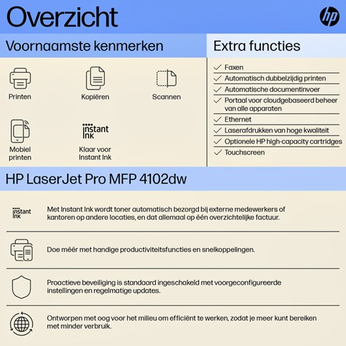 Multifunctional Laser printer HP laserjet 4102dw-3