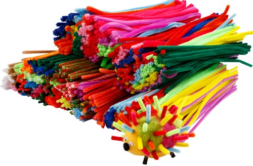 Chenilledraad Creativ Company 30cm dikte 4, 6, 9mm 700 stuks assorti-7