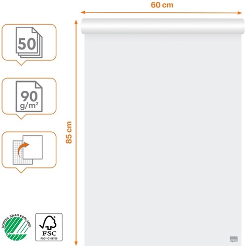 Flipoverpapier Nobo premium 60x85cm dubbelzijdig 50vel-1