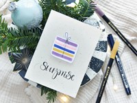 Brushpen edding 1340 glitter assorti set à 4 stuks-3