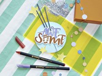 Fineliner edding 1200 fijn glitter assorti set à 5 stuks-2