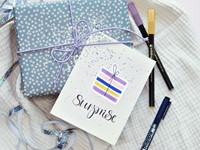 Brushpen edding 1340 glitter assorti set à 10 stuks-1