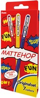 Gelschrijver Pentel K110 Mattehop  Fun Original M ass blister à 7st