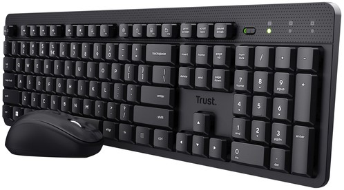 Toetsenbord Trust Ody II draadloos + muis Azerty 25363-2