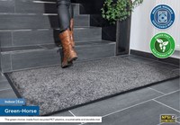 Inloopmat Green-Horse Indoor Pro 85x120cm zwart-2