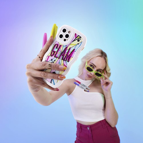 Viltstift Sharpie Glampop fijn assorti blister à 12 stuks-3