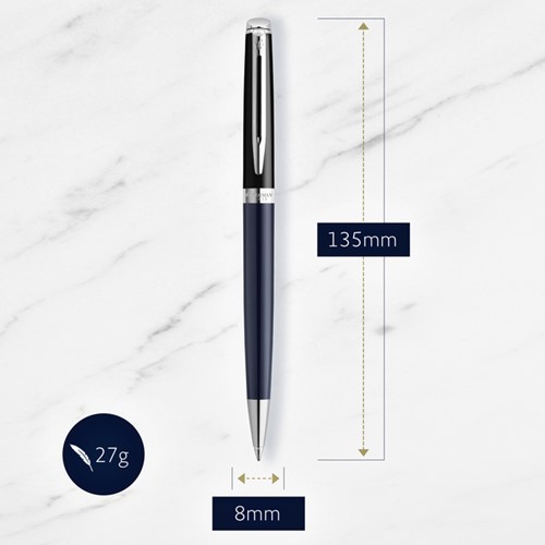 Balpen Waterman Hémisphère Colour Blocking black en blue CT medium-1