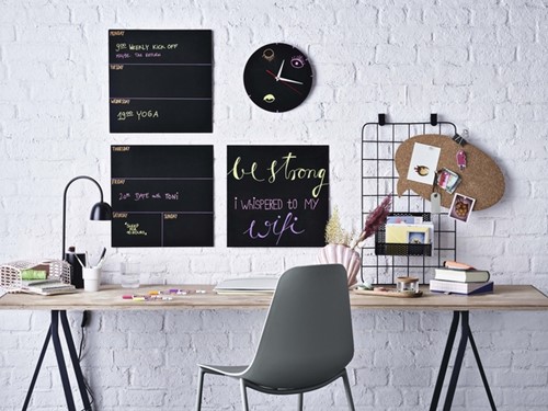 Krijtstift edding 4085 by Securit rond 1-2mm mtl assorti blister à 4st-1