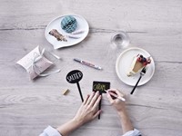 Krijtstift edding 4085 by Securit rond 1-2mm mtl assorti blister à 4st-6