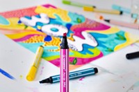 Viltstift STABILO Pen 68/24 Max citroengeel-1