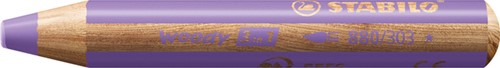 Kleurpotloden STABILO 880 woody 3 in 1 multitalent pastel lila