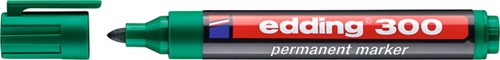 Permanent marker edding 300, rond, 1.5-3mm, groen