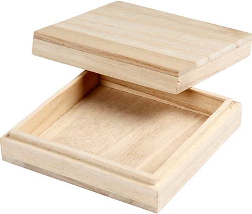 Doos Creativ Company 10x10x3cm hout