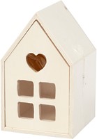 Huis met lade Creativ Company 10.8x6.8 cm hout-2