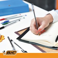 Balpen Bic Cristal, medium, zwart-2