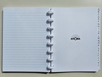 Adresboek Atoma A5 lijn 54vel 90gr PP assorti-2