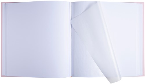 Fotoalbum Exacompta 29x32cm 60 witte pagina's Ellipse roze-5