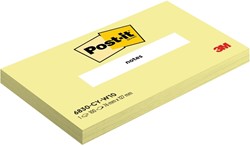 Memoblok 3M Post-it 6830 Notes76x127mm Canary Yellow 100 vel