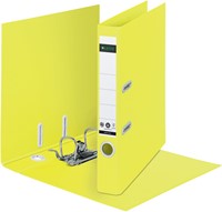 Ordner Leitz 180° Recycle 55 mm karton A4 geel