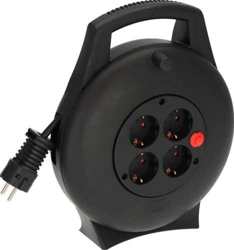 Kabelhaspel Brennenstuhl Vario 4 voudig 10 meter zwart-2