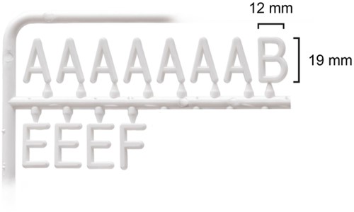 Letterbord IEZZY 60x80cm zwart hout-1