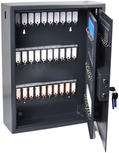 Sleutelkast Pavo high security magnetisch met fingerprintslot 100 haken 600x480x150mm