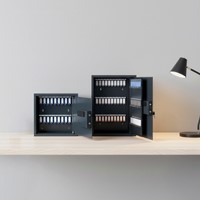 Sleutelkast Pavo High security Magnettag met fingerprintslot 20 haken 350x410x100mm-1